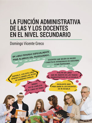 cover image of La función administrativa de las y los docentes en el nivel secundario